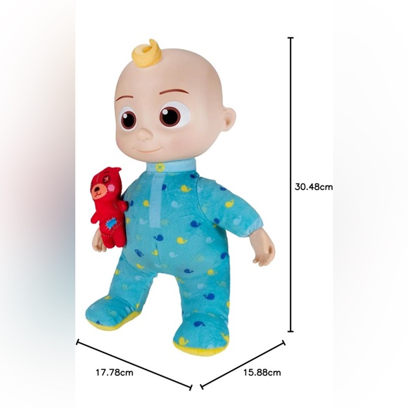 Cocomelon Official Musical Bedtime JJ Doll, Soft Plush - Picture 2 of 4
